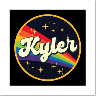 Kyler // Rainbow In Space Vintage Style Posters and Art